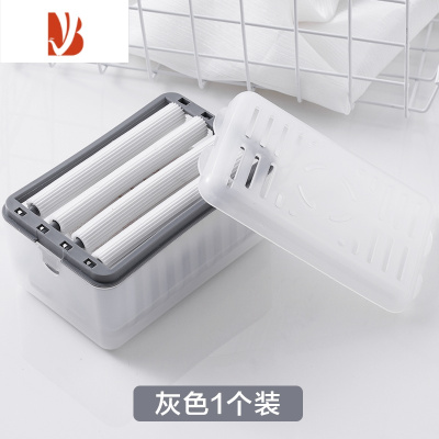 三维工匠多洗衣肥皂盒免手搓起泡皂盒香皂盒刷子家用收纳盒沥水置物架