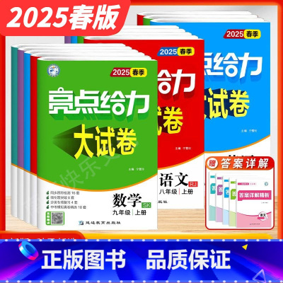 [25春]九年级下册语数英物(化学人教)(5本)-江苏专用 初中通用 [正版]2025春亮点给力大试卷语文数学英语物理化