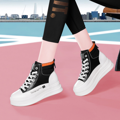古奇天伦厚底板鞋女休闲运动鞋秋季新款小白鞋女鞋QL5330