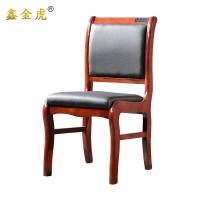 鑫金虎实木办公椅四脚培训椅B3