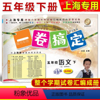 5年级下 语文 [正版]2024春一卷搞定 语文 五年级第二学期/5年级下 配套上海二期课改数学小学单元测试试卷全新修订