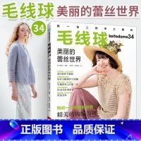 [正版]毛线球34美丽的蕾丝世界 钩针编织教程书勾针手工编织书籍钩编基础新手入门勾线手工编织书 钩针花样图解大全 河南