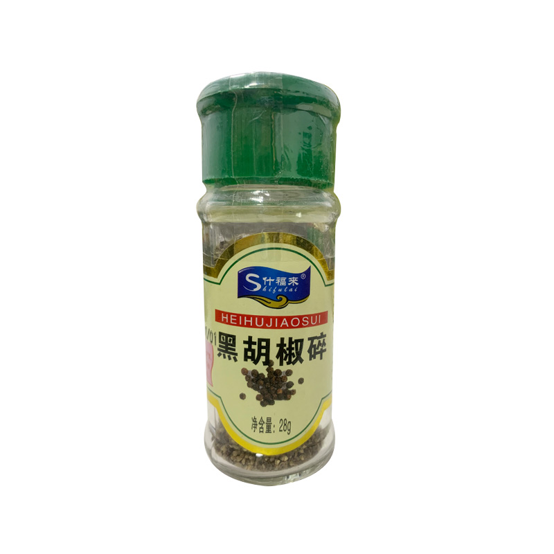 什福来 黑胡椒碎28克 瓶