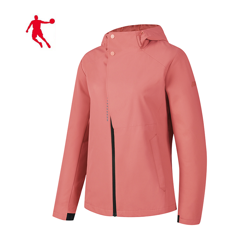 乔丹 夹克风衣 梭织风衣 女上衣 KFD42221310 女款 件(矿物粉 S)