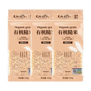 天地粮人 有机糙米 330g*3(单位:组)