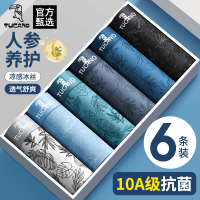 啄木鸟官方旗舰店男士内裤男生冰丝轻薄2025新款高档运动四角裤头