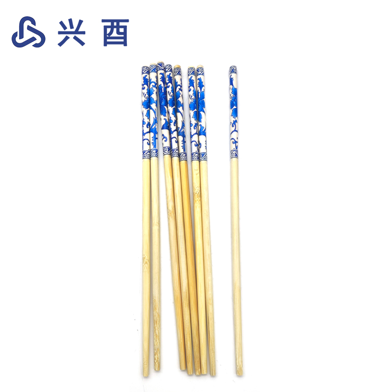 兴酉 一次性青花圆筷 5.5*220mm 双