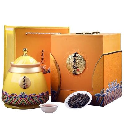 金骏眉茶叶红茶蜜香型金俊眉浓香型红茶500g散装陶瓷罐礼盒装