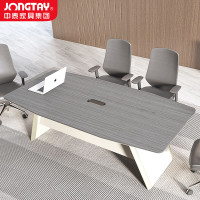 中泰(jongtay)会议桌简约现代中小型工作台长桌子6/8/10人会议接待洽淡桌2.4米 J-AT-TA24