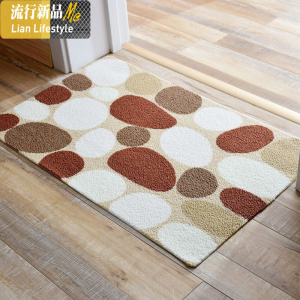 可定制入户玄关进脚垫卧室口地垫卫生间厨房浴室吸水防滑脚垫 三维工匠地毯