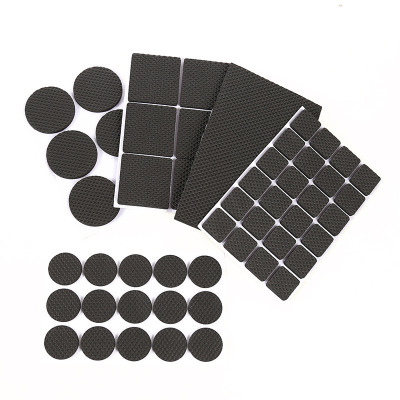 潘西防滑桌脚垫椅子脚垫静音耐磨家具桌椅凳子椅子保护垫床脚垫简约现代凳脚垫—方形30片装QQYL002718