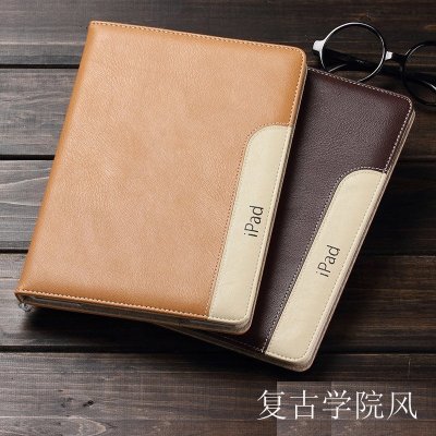魅爱琳iPadmini5保护套复古学院商务皮套ipadmini4保护壳迷你4苹果平板电脑外壳智能休眠全包防摔简约男女
