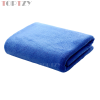 toptzy TZ5071504 洗车毛巾清洁抹布 300*600 蓝色 5个装