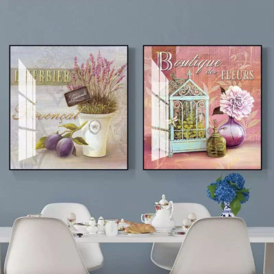 玖福（JIUFU）客厅装饰画餐厅饭厅墙面壁画现在简约小清新水果挂画家居饰品30x30cm