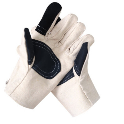盾之源 皮掌手套 帆布衬皮衬里 副