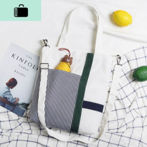 斜跨帆布包女学生文艺韩版单肩韩国ins原宿风ulzzang简约百搭布袋NEW LAKE女士单肩包