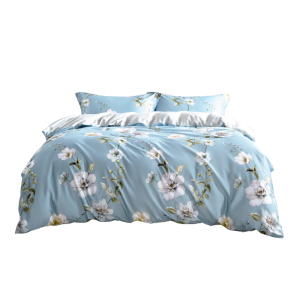 水星家纺 暮色繁花 全棉抗菌 床上用品 四件套 单位:套