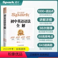初中英语语法全解 初中通用 [正版]2024版英语初中英语知识点专项训练七八九年级英语全解初一初二初三通用