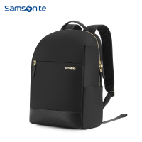 新秀丽双肩电脑包女Samsonite13.3-14英寸 浅粉色 笔记本背包商务旅行包