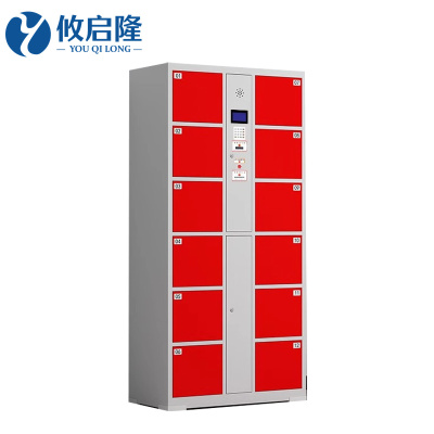 攸启隆12门电子存包柜850*460*1800mm台