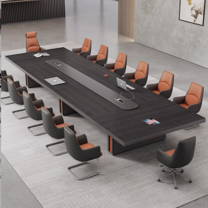 幻窕 WT007 会议室中大型办公桌 长桌简约现代加厚轻奢高级感会议桌