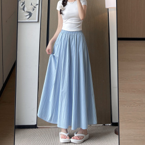 咸菜色山本裙裤女春秋2026新款垂感高腰半身裙夏薄款冰丝阔腿裤裙
