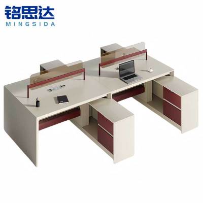 铭思达屏风工位2.4米四人位张