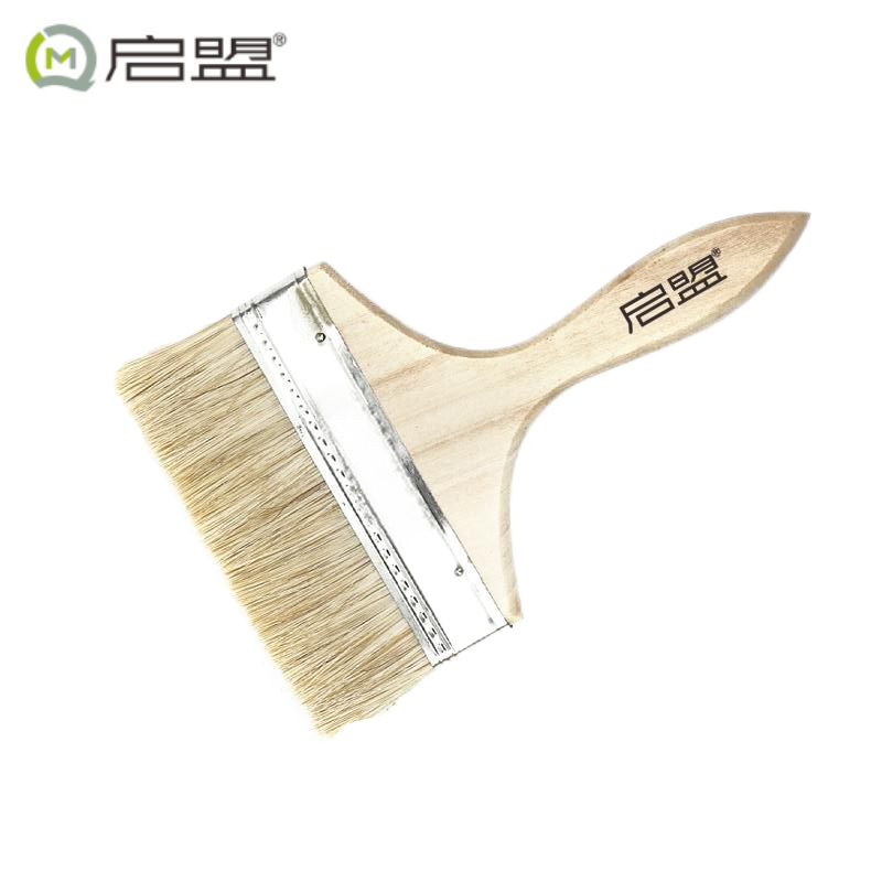 启盟猪鬃油漆刷猪毛刷子加厚8寸QM-80088把
