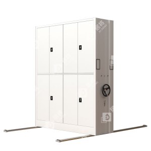 居将 电动密集架移动档案柜钢制轨道密集柜 一列2组