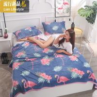 毛毯云貂绒毛毯被珊瑚绒毯子法兰绒毛毯加厚盖毯双人单人午休薄毯 三维工匠