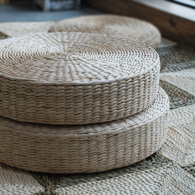 天然草编坐垫飘窗垫榻榻米坐垫加厚打坐禅修垫