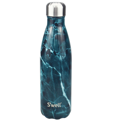 美国S'well元素系列不锈钢保温保冷杯男女便携式情侣杯莉莉木500m