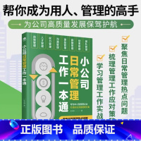 小公司日常管理工作一本通 [正版]小公司日常管理工作一本通企业管理类书籍聚焦企业日常人员工作管理热点问题应对策略帮你成为