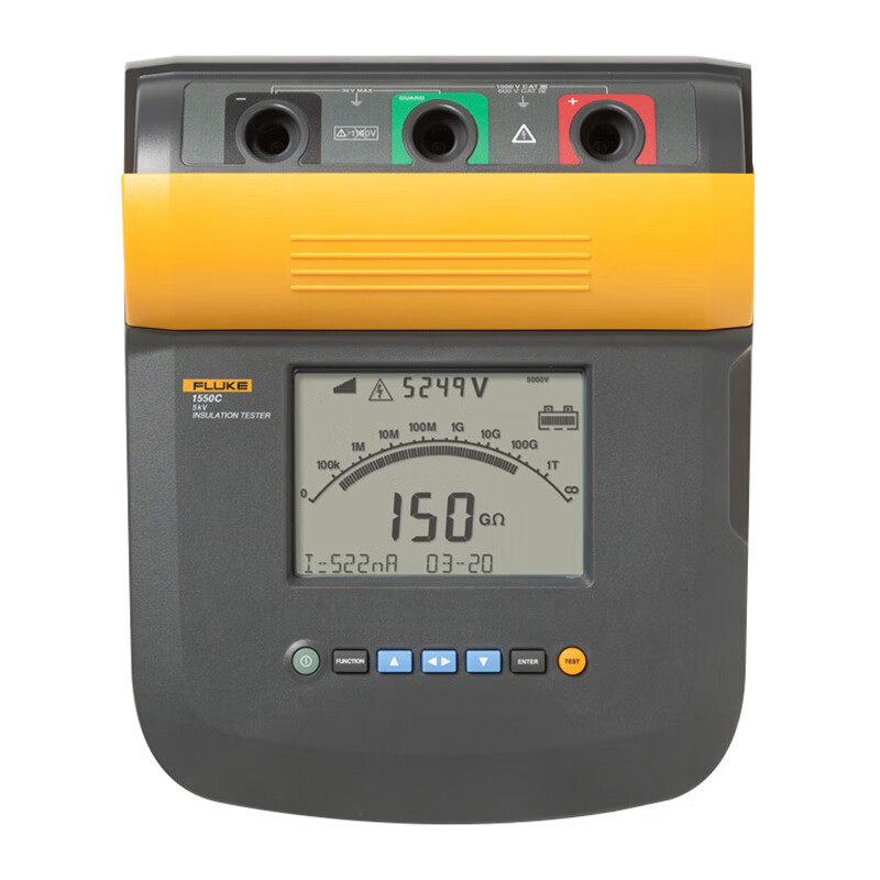 福禄克 绝缘电阻测试仪 FLUKE-1550C FC/CN 带无线功能 售单位:台