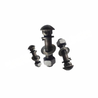 JIBIN/继彬 国标 鱼尾板轨道螺栓 碳钢 4.8级 发黑 M24×135 个