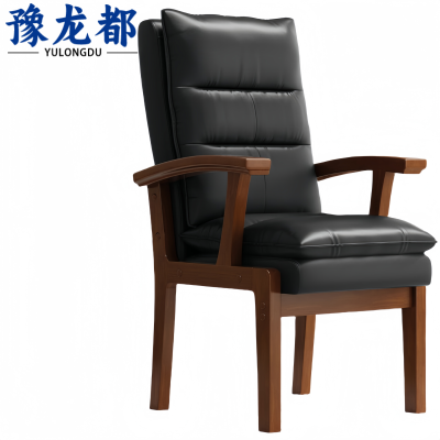 豫龙都 老板椅 实木 把
