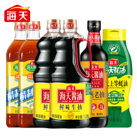 海天鲜味生抽1.28L*2+精制料酒800ml*2+草菇老抽500ml+上等蚝油590g