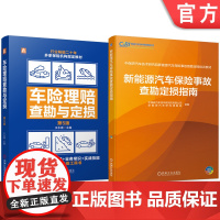 套装 汽车汽车保险事故查勘定损图书套装(共2册)新能源 碰撞 托底 水淹 火灾事故 查勘 定损 结构特征 安全防护