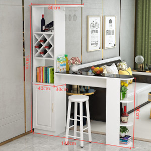 家用客厅吧台桌酒柜餐厅隔断柜现代简约玄关柜转角靠墙柜子小吧台