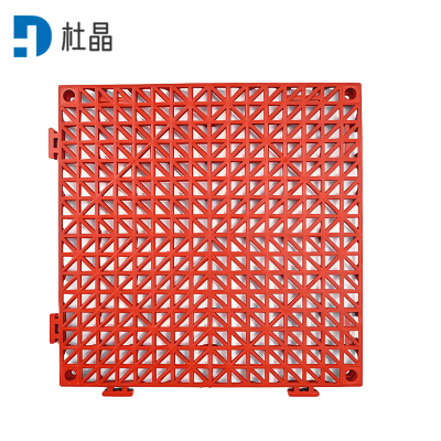 杜晶 浴室防滑隔水地垫 30*30*1cm红色 片