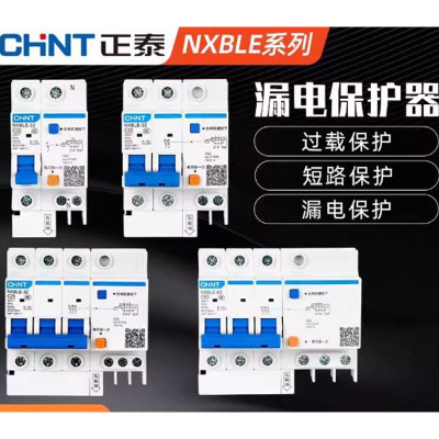 正泰漏电保护器NXBLE-63 2P C63 30mA 6kA