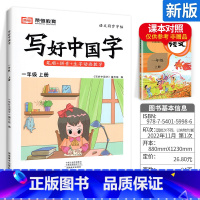 一年级上册 语文 [正版]抖音同款小学生写好中国字正楷临摹儿童硬笔楷书一年级二年级三四上册下册同步练字帖课课练控笔训练五