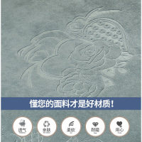 美帮汇冬季欧式加厚餐椅垫毛绒通用椅子垫椅垫秋冬座垫可拆洗有绑带坐垫