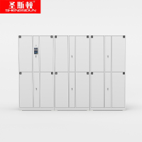 圣斯顿S-JF30502-WT智能人脸识别更衣柜3000*500*2000mm(组)白色