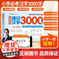 2025秋新版 小学必考汉字3000字2025新版思维导图速记汉字小学通用3000条速记口诀 快速提高识字量配套视频讲解