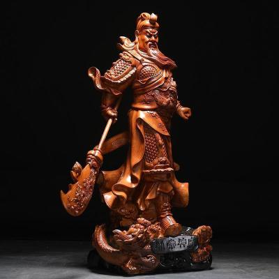 美帮汇关公像客厅摆件大号关帝圣君神像公司饭店前台装饰品