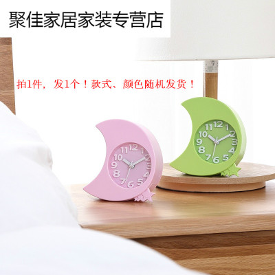 家柏饰(CORATED)个生儿童钟表床头石英钟客厅小摆件闹钟时钟