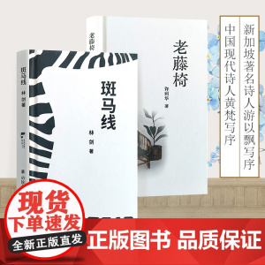 [正版]斑马线 老藤椅 小憩的时光翻开它一首诗一段生活 作家许利华与林剑的诗集合二为一 阅读优美好诗