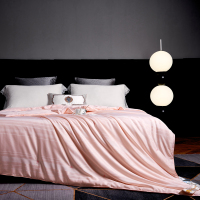 雅鹿莫代尔提花蚕丝被舒适柔软夏季空调被