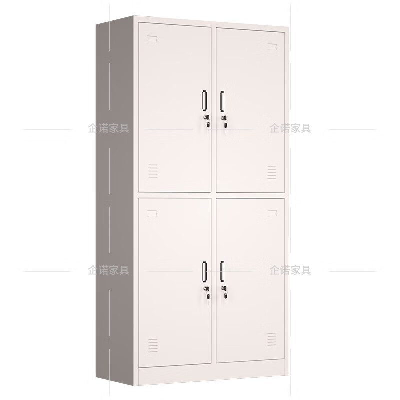 [企诺]储物柜 QNGB04A1-04PA 900×420×1800mm 冷轧钢 台